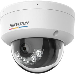 Hikvision - ColorVU Cámara de Seguridad Tipo Domo 6MP FHD 2.8mm con Micrófono y Luz LED