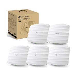 TP-Link - Punto de Acceso Gigabit de Doble Banda AC1750 con Montaje de Techo (Pack de 5 Unidades)