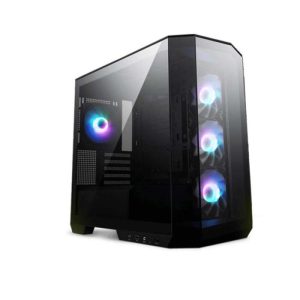 MSI - MAG PANO 100R PZ Case Gaming con Vidrio Templado, Micro-ATX - Negro (Sin fuente)