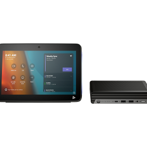 POLY - Studio G9 Poly Kit para Microsoft Teams, PC Mini IP con TC10