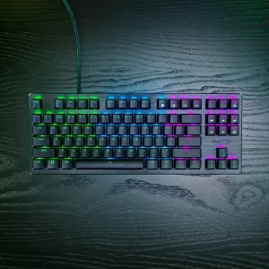 Razer - Huntsman V3 X Tenkeyless, Teclado Mecánico Óptico RGB para Gaming