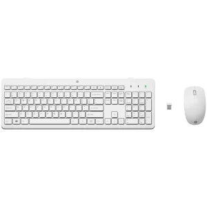 HP - 230 Combo de Teclado y Mouse Inalámbricos USB 2.4GHz Blanco