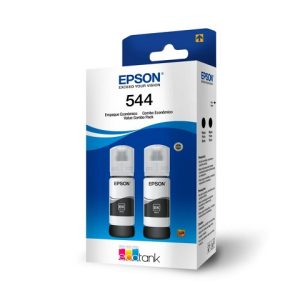 Epson - T544 Pack 2 Botellas de Tinta Negro 65ml C/U