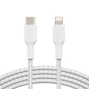 Belkin - BoostCharge Cable de Carga USB-C a Lightning 1M - Blanco