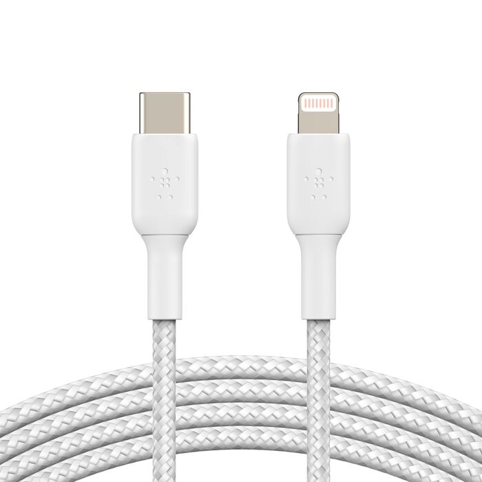 Belkin - BoostCharge Cable de Carga USB-C a Lightning 1M - Blanco