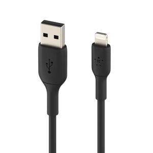 Belkin - Cable de Carga USB a Lightning 2 Metros - Negro