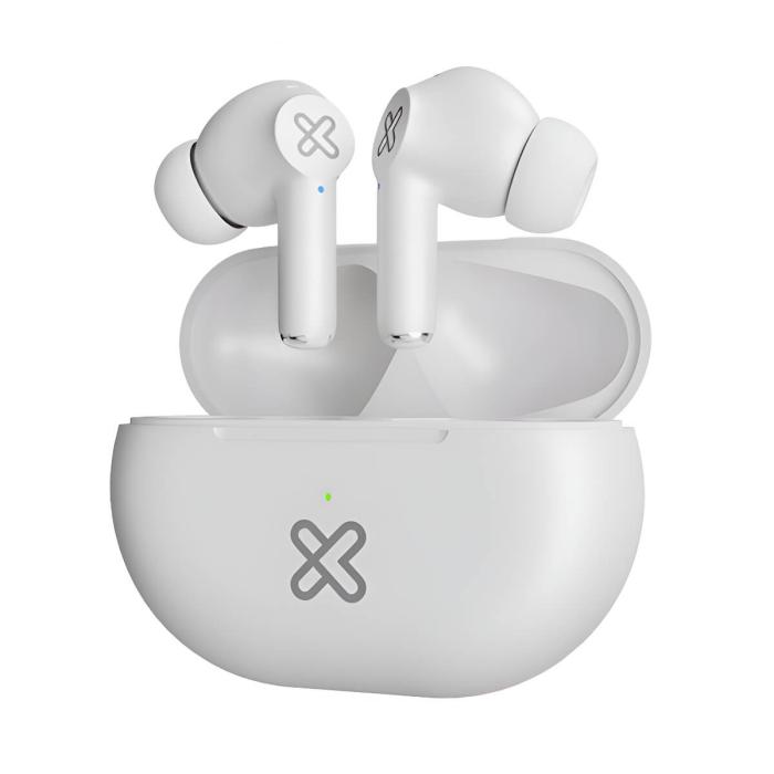 Klip Xtreme - Buds-Fi Audífonos Bluetooth Hasta 17 Horas de Autonomía - Blanco