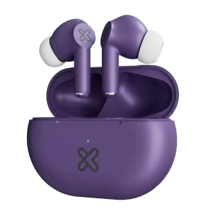 Klip Xtreme - Buds-Fi Audífonos Bluetooth Hasta 17 Horas de Autonomía -Morado