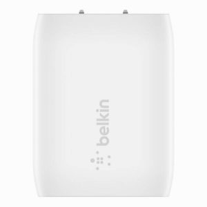 Belkin - BoostCharge Cargador de Pared USB-C de 20 W + Cable USB-C a Lightning - Blanco