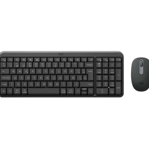 Logitech - MK250, Teclado y Mouse Inalámbrico Bluetooth, Compacto y Ambidiestro, Grafito
