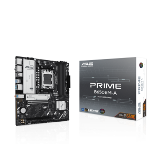 ASUS - PRIME B650EM-A Motherboard AMD AM5 4xDDR5 Micro ATX