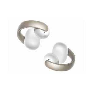 Soundcore - AeroClip Audífonos Bluetooth Open-Ear - Blanco con Dorado