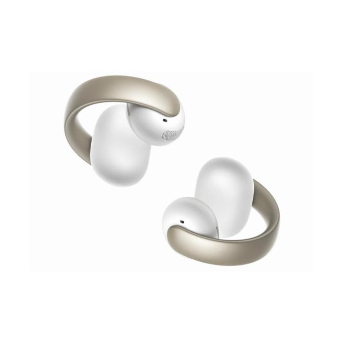 Soundcore - AeroClip Audífonos Bluetooth Open-Ear - Blanco con Dorado
