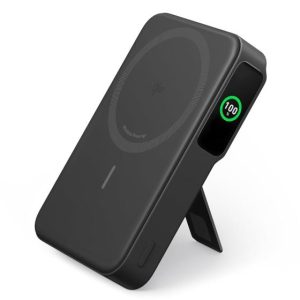 Anker - MagGo Power Bank 10,000mAh, Qi2 15W, MagSafe, con Pantalla y Soporte Plegable
