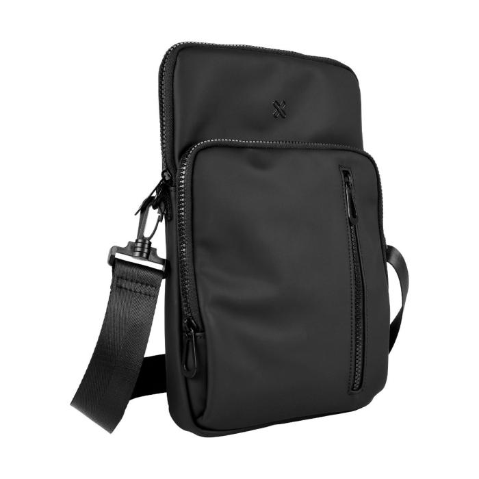 Klip Xtreme - KTS-500 Organizador de Tecnología para Tablet hasta 12", Material Exterior de Poliuretano, Resistente al Agua - Negro