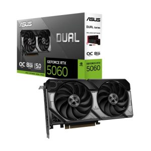 ASUS - Tarjeta de Video Dual GeForce RTX 5060 8GB OC Edition GDDR7