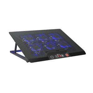 Xtech - Ventilador para Laptops de 17" con 6 Ventiladores - Negro