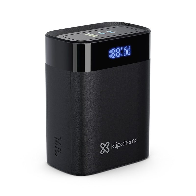 Klip Xtreme - PowerCell Powerbank 30000 mAh USB-C PD a 140W - Negro