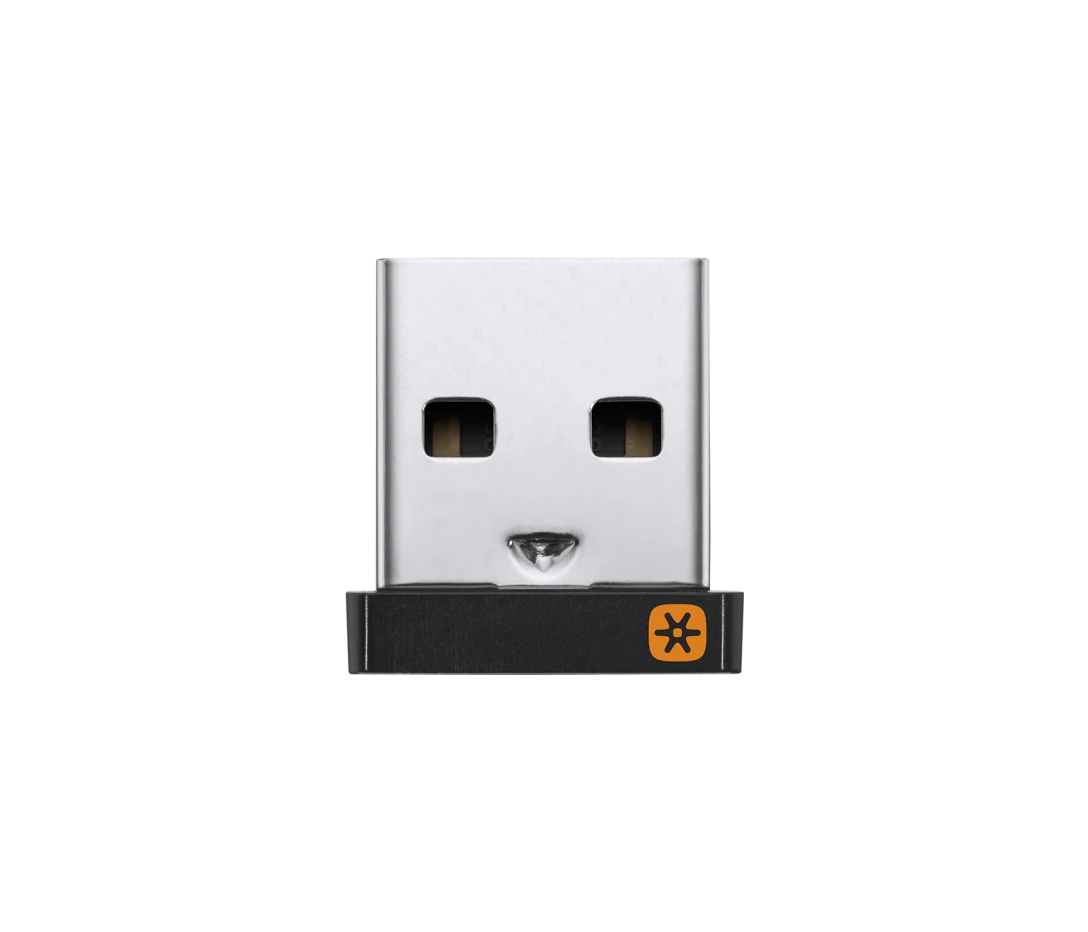 Logitech - Receptor USB Unifying 2.4 GHz - Negro