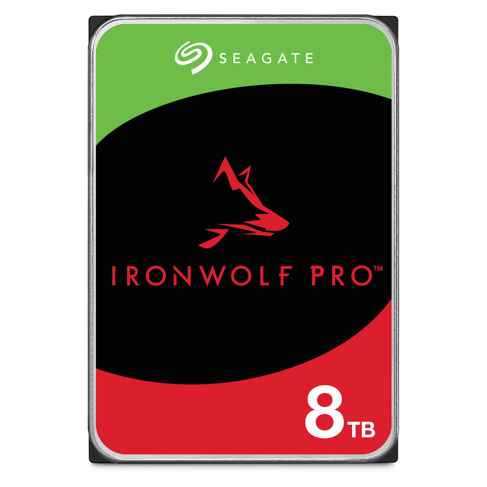 Seagate - IronWolf 8TB NAS HDD 3.5" SATA III 7200RPM, Alto Rendimiento 24/7