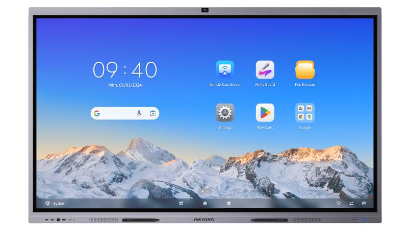 Pantalla interactiva Hikvision DS-D5C86RB/B2L de 86 pulgadas 4K en Guatemala